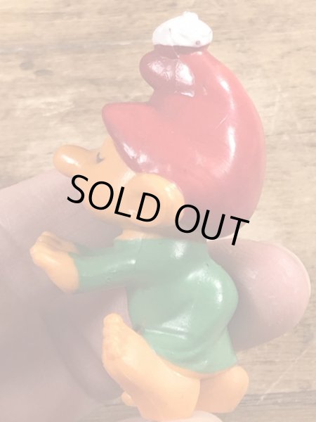 70’sのスマーフによく似たグノームファミリーのヴィンテージのPVC製フィギュア