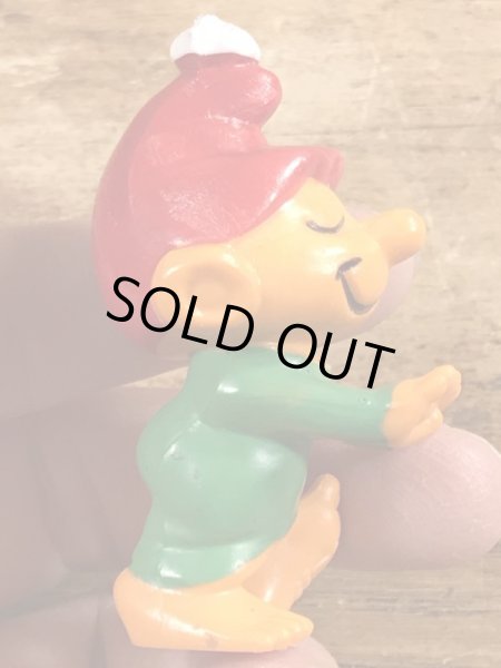 70’sのスリープウォーカーのグノームファミリーのヴィンテージのPVC製フィギュア