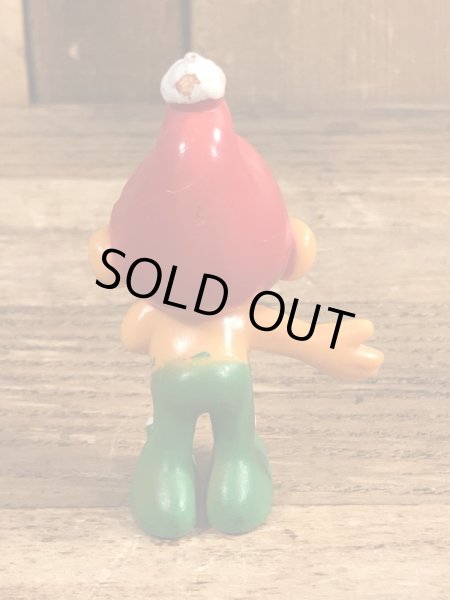 70’sのスマーフによく似たグノームファミリーのヴィンテージのPVC製フィギュア