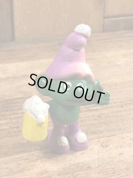 70年代頃のスマーフによく似たグノームファミリーのビンテージのPVCフィギュア