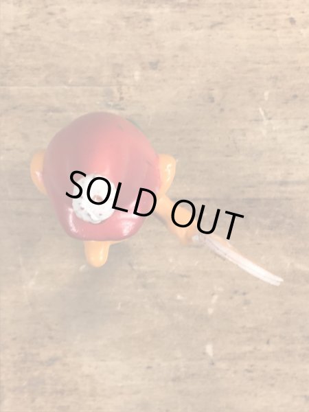 70年代頃のテニスをしているグノームファミリーのビンテージのPVCフィギュア