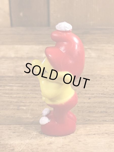 70’sのスマイルのグノームファミリーのヴィンテージのPVC製フィギュア