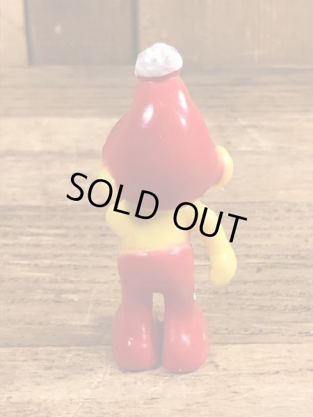 70’sのスマーフによく似たグノームファミリーのヴィンテージのPVC製フィギュア