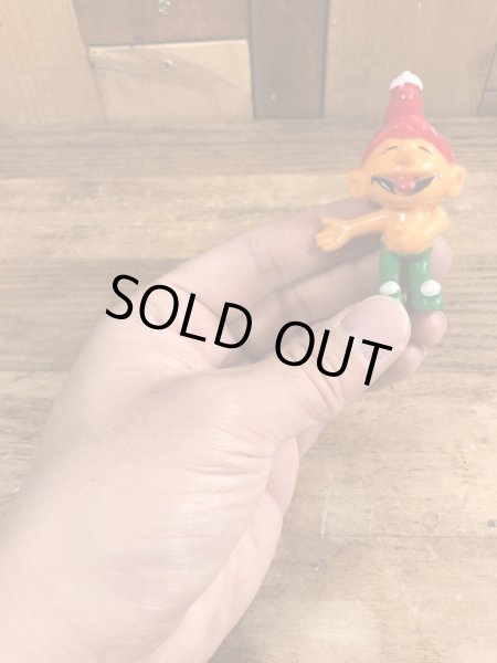 70’sのスマーフによく似たグノームファミリーのヴィンテージのPVC製フィギュア