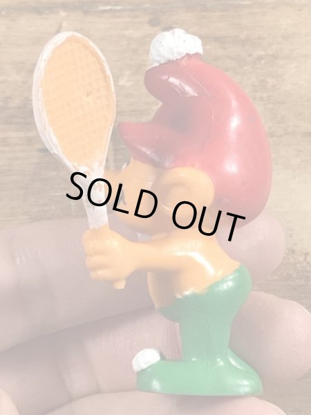 70’sのスマーフによく似たグノームファミリーのヴィンテージのPVC製フィギュア