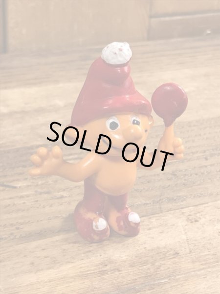 70年代頃のスマーフによく似たグノームファミリーのビンテージのPVCフィギュア