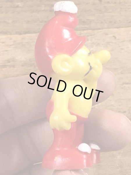 70’sのスマーフによく似たグノームファミリーのヴィンテージのPVC製フィギュア