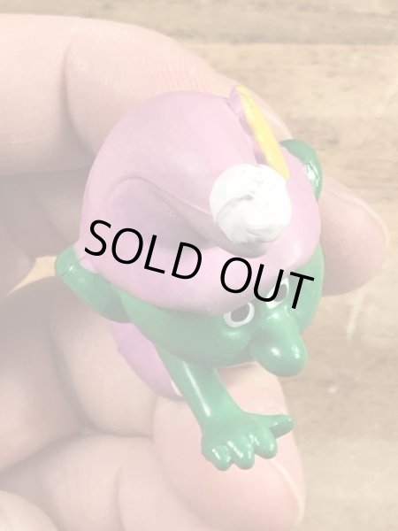 70年代頃のスマーフによく似たグノームファミリーのビンテージのPVCフィギュア