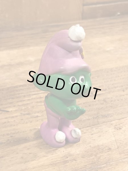 70年代頃のスマーフによく似たグノームファミリーのビンテージのPVCフィギュア