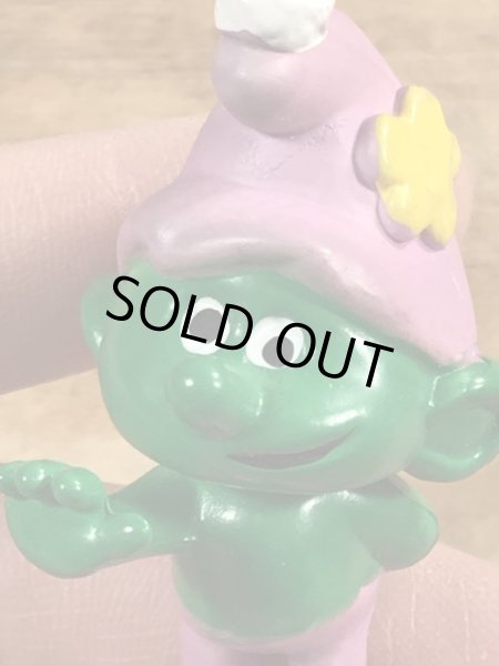 70年代頃のスマーフによく似たグノームファミリーのビンテージのPVCフィギュア