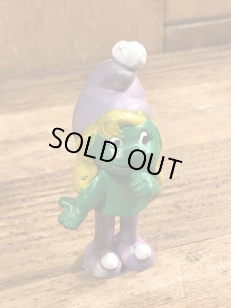 70年代頃のスマーフによく似たグノームファミリーのビンテージのPVCフィギュア