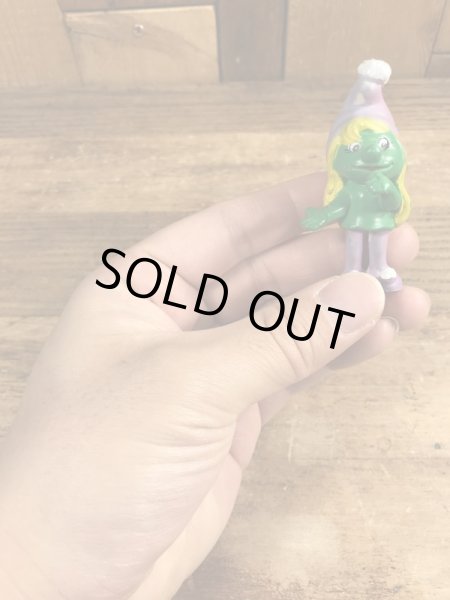 70’sの女の子のグノームファミリーのヴィンテージのPVC製フィギュア