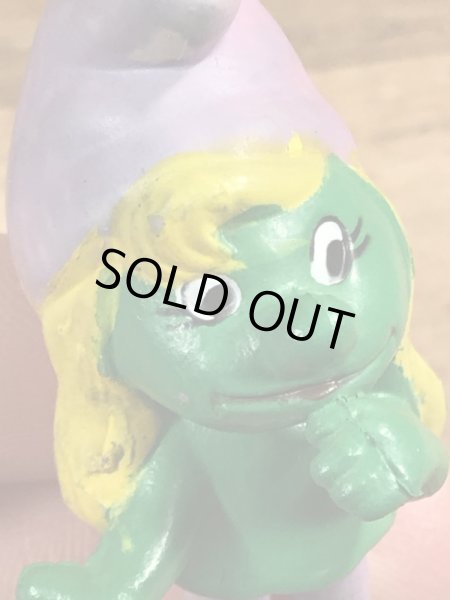 70年代頃のスマーフによく似たグノームファミリーのビンテージのPVCフィギュア