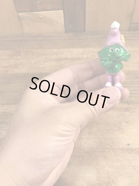 70’sのスマーフによく似たグノームファミリーのヴィンテージのPVC製フィギュア