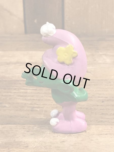 70’sのスマーフによく似たグノームファミリーのヴィンテージのPVC製フィギュア