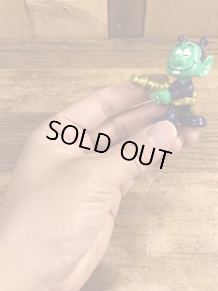 80’sの光線銃を持ったアストロスニックのヴィンテージのPVC製フィギュア