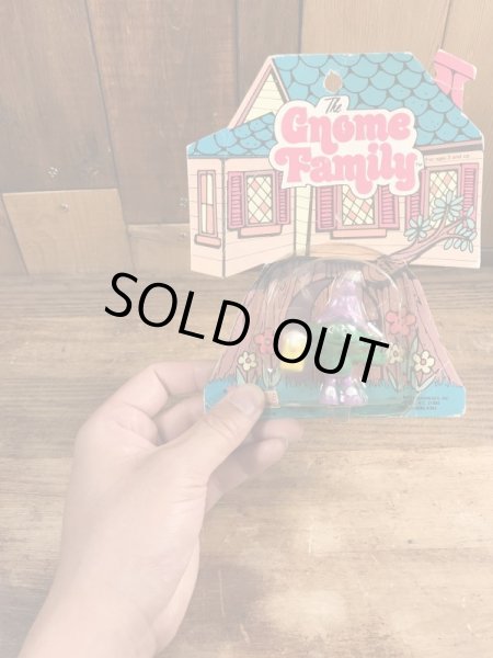 70’sのビールを持ったグノームファミリーのヴィンテージのPVC製フィギュア