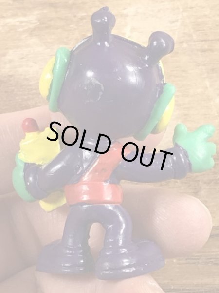 80年代頃のヘッドホンをしているアストロスニックのビンテージのPVCフィギュア