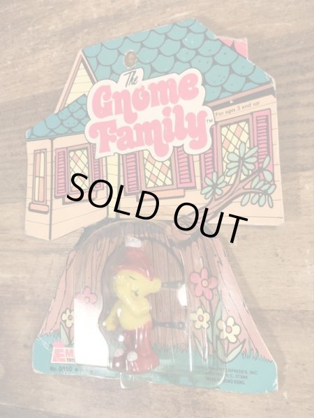 70’sのスマーフによく似たグノームファミリーのヴィンテージのPVC製フィギュア