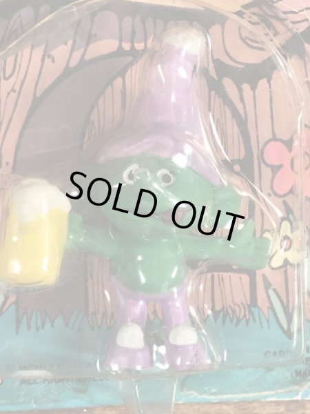 70’sのビールを持ったグノームファミリーのヴィンテージのPVC製フィギュア