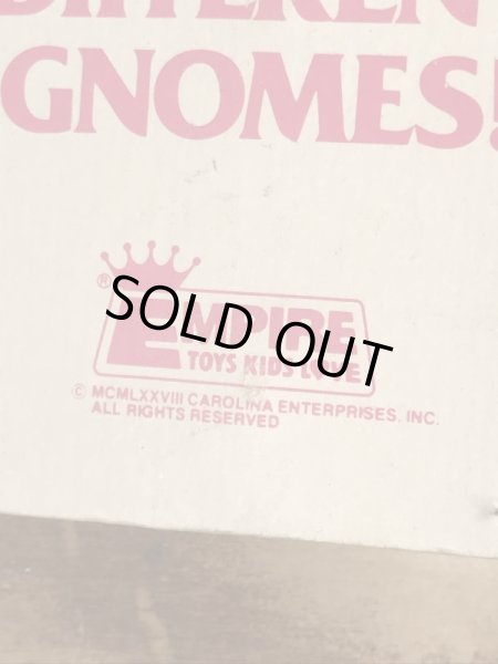 70’sのスマーフによく似たグノームファミリーのヴィンテージのPVC製フィギュア