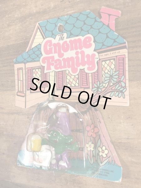 70’sのビールを持ったグノームファミリーのヴィンテージのPVC製フィギュア