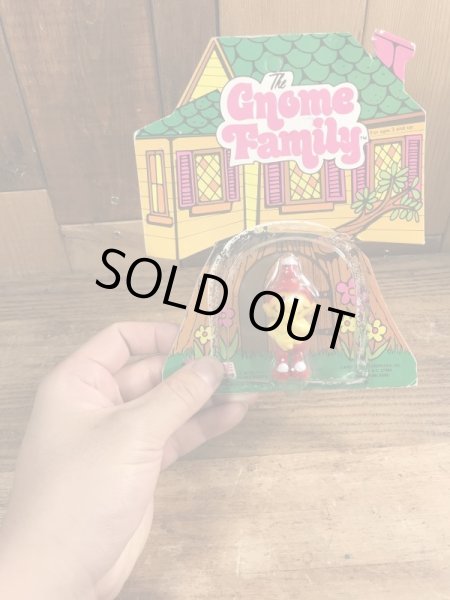 70’sのスマーフによく似たグノームファミリーのヴィンテージのPVC製フィギュア