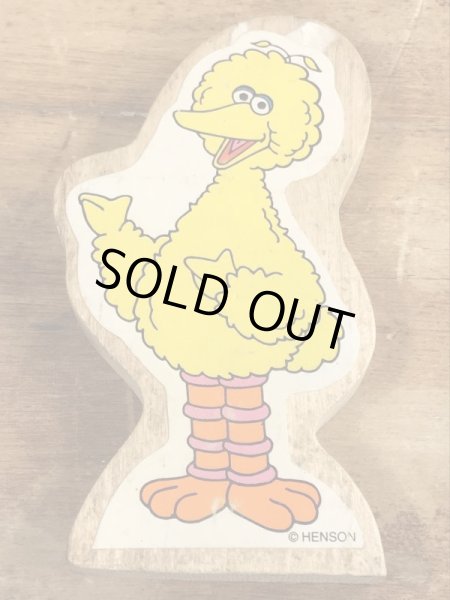 90’sのセサミストリートと動物のヴィンテージのウッドブロック