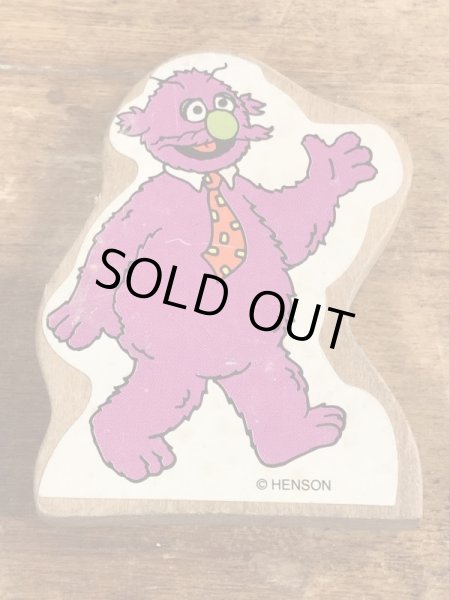 90年代頃のセサミストリートのビンテージのウッドブロック