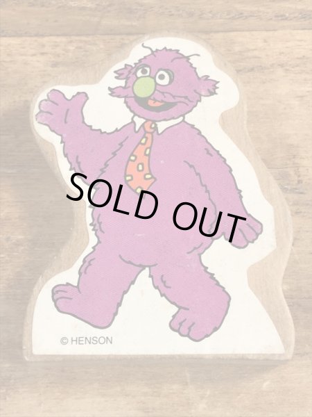 90年代頃のセサミストリートのビンテージのウッドブロック