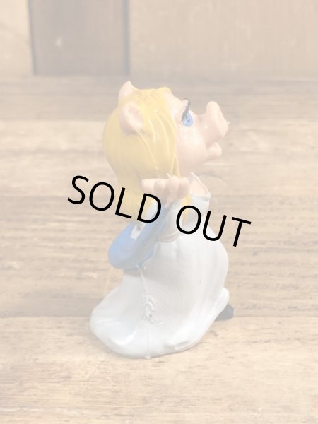 70’sのマペットショーのミスピギーのヴィンテージのPVC製フィギュア