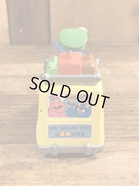 80’sのセサミストリートのクッキーモンスターのヴィンテージのダイキャストミニカー