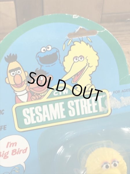 80年代頃のセサミストリートのビッグバードのビンテージのアクションフィギュア