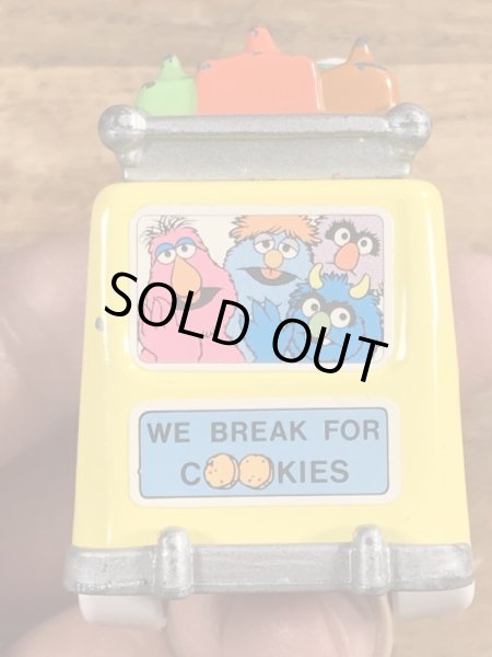 80’sのセサミストリートのクッキーモンスターのヴィンテージのダイキャストミニカー