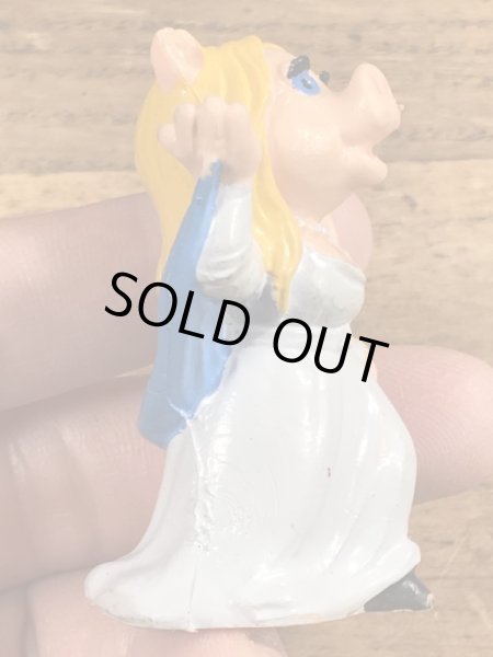 70’sのマペットショーのミスピギーのヴィンテージのPVC製フィギュア