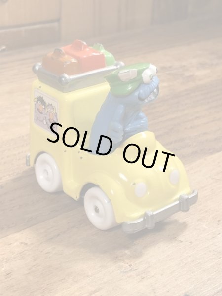 80年代頃のセサミストリートのクッキーモンスターのビンテージのミニカー