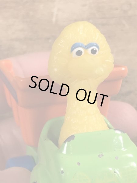 80’sのセサミストリートのビッグバードのヴィンテージのダイキャストミニカー