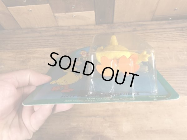 80’sのセサミストリートのビッグバードのヴィンテージのブリスター入りフィギュア