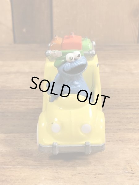 80’sのセサミストリートのクッキーモンスターのヴィンテージのダイキャストミニカー