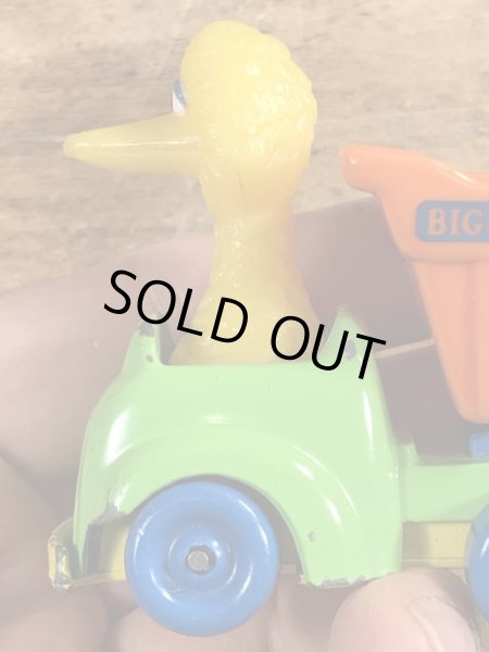 80’sのセサミストリートのビッグバードのヴィンテージのダイキャストミニカー