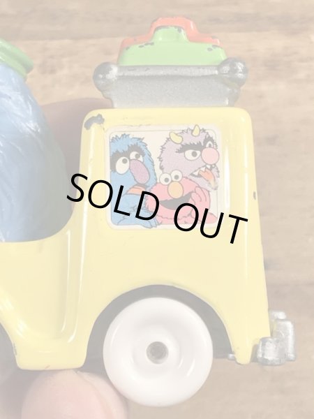 80年代頃のセサミストリートのクッキーモンスターのビンテージのミニカー