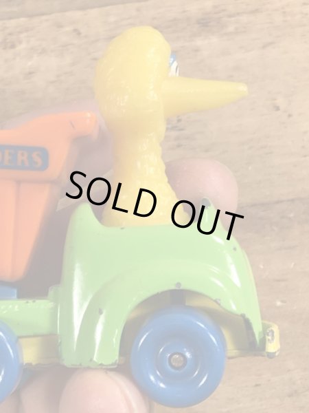 80’sのセサミストリートのビッグバードのヴィンテージのダイキャストミニカー