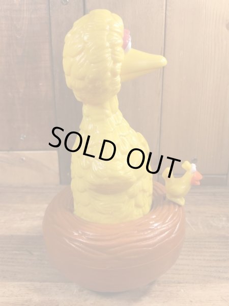 90年代頃のセサミストリートのビッグバードのビンテージのプラスチックトイ