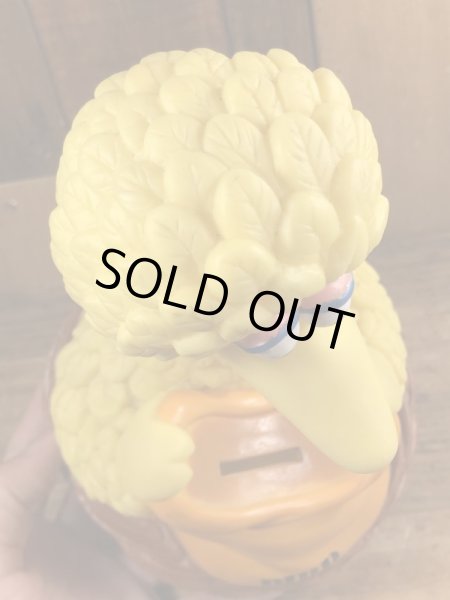 90年代頃のセサミストリートのビッグバードのビンテージの貯金箱フィギュア