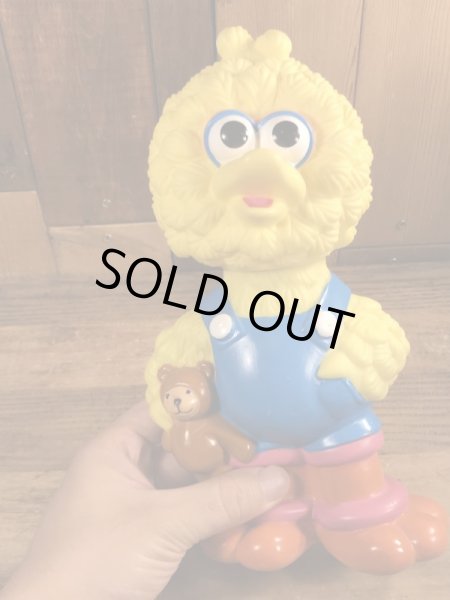 90’sのセサミストリートのベイビービッグバードのヴィンテージの貯金箱