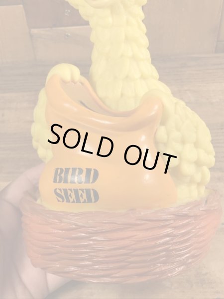 90’sのセサミストリートのビッグバードのヴィンテージのコインバンク