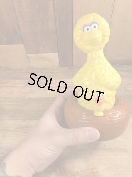 90’sのセサミストリートのビッグバードのヴィンテージのプラスチックトイ