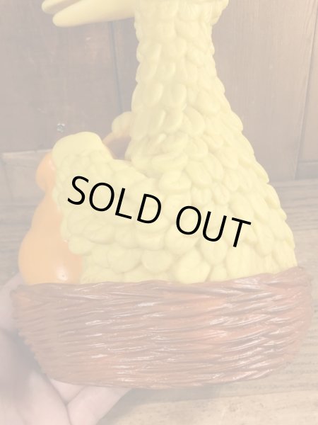 90’sのセサミストリートのビッグバードのヴィンテージのコインバンク