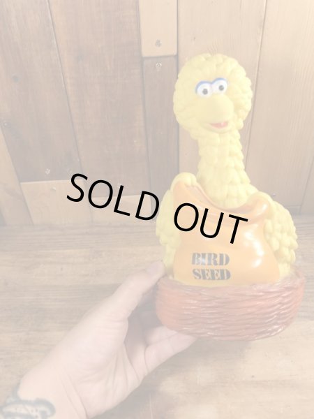 90’sのセサミストリートのビッグバードのヴィンテージのコインバンク