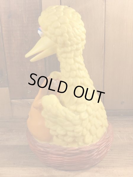 90’sのセサミストリートのビッグバードのヴィンテージのコインバンク